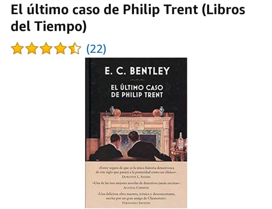 El último caso de Philip Trent de E. C. Bentley